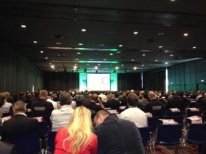 View of the speaker and attendees at the Datacentres Europe conference 2013 during a CNet training presentation