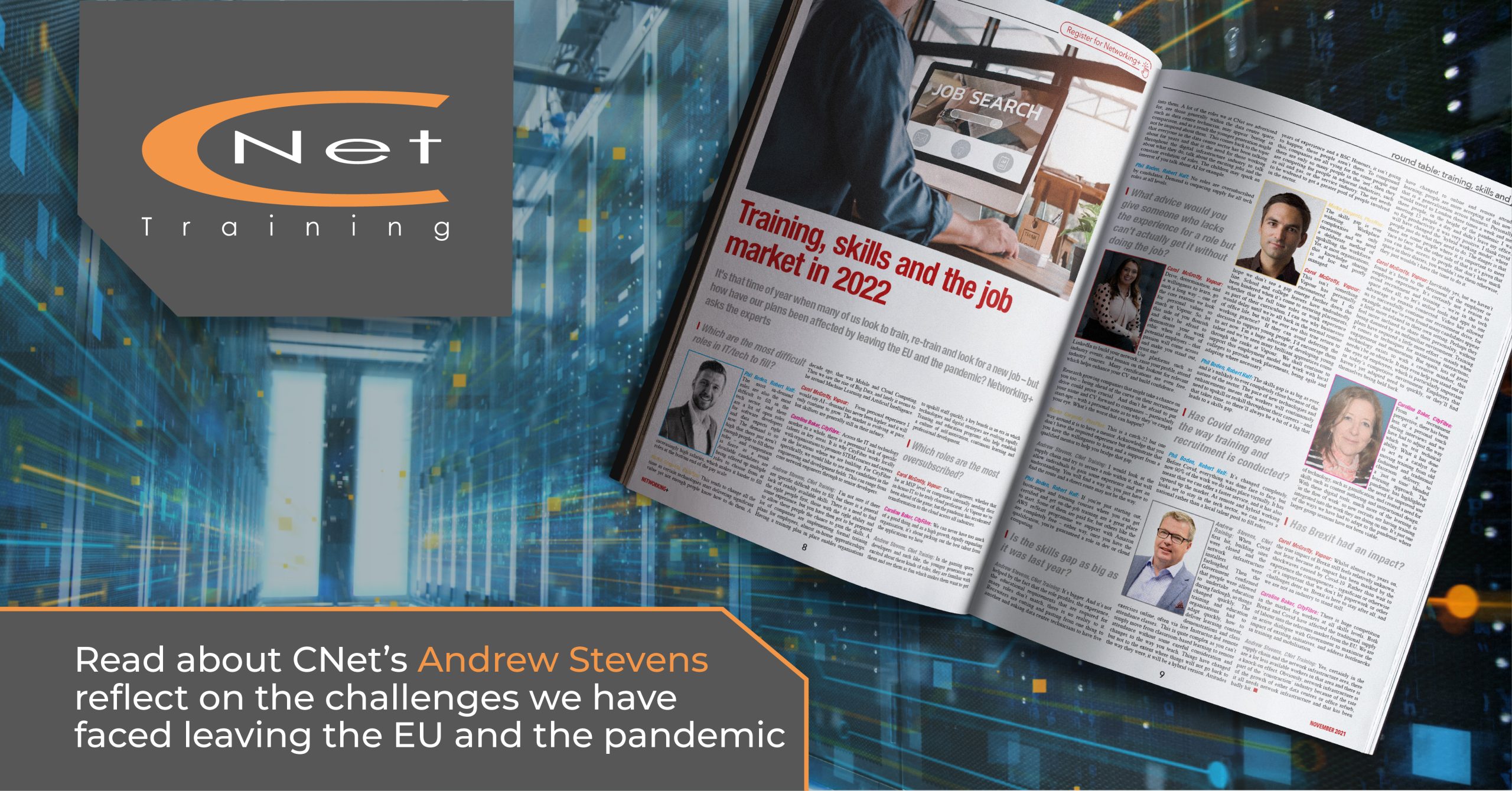 CNet Training CEO & President Andrew Stevens Pinpoints The Challenges ...