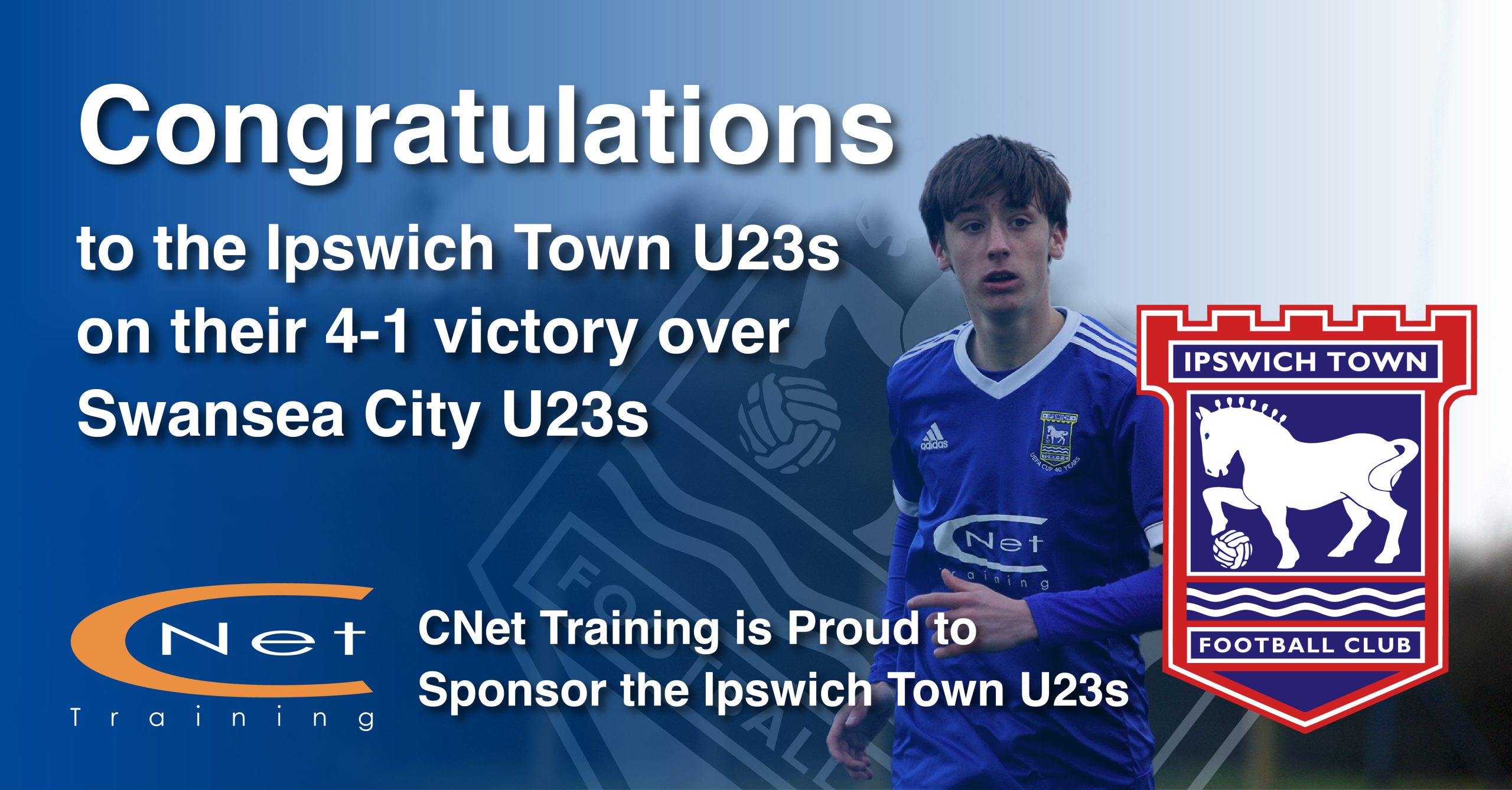Another win for Development League leaders Ipswich Town U23s | CNet Training